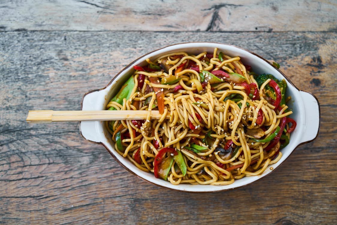 Fresh noodles at Double Happy Galle Fort